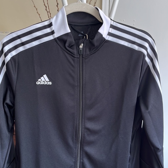 🤍🖤adidas Tiro21 Track Jacket Women’s -Black/White- L-NWT - Picture 4 of 15